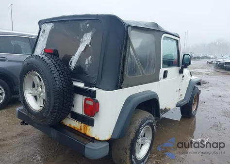 2004 Jeep Wrangler Sport из США, поврежденный, VIN 1J4FA49S24P771036